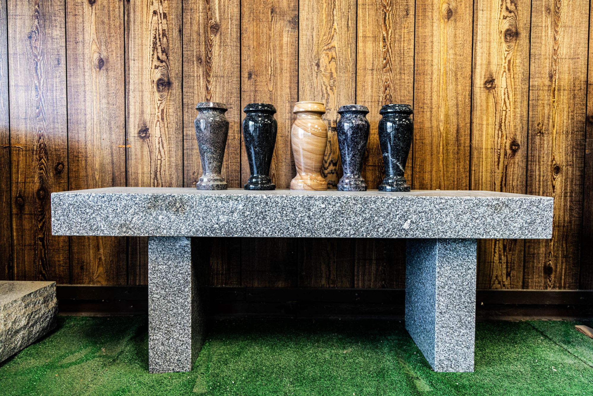 Vases on a Bench