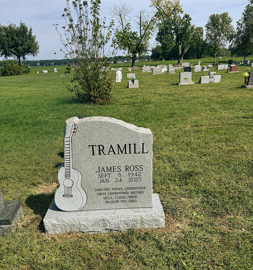 Tramill Headstone