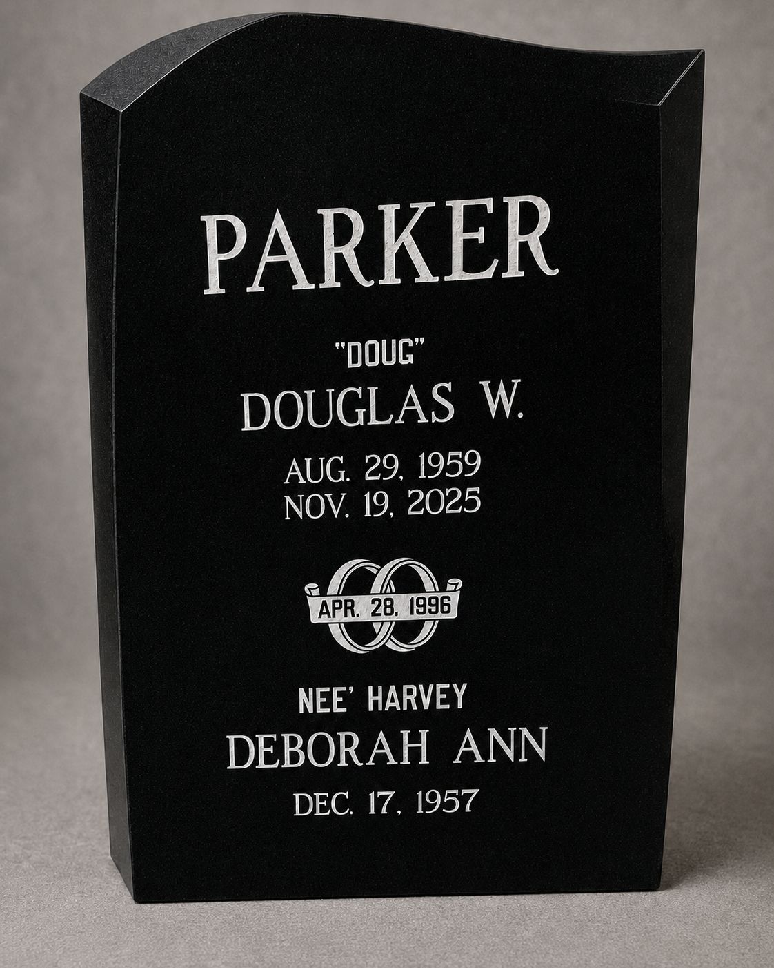 Parker Headstone